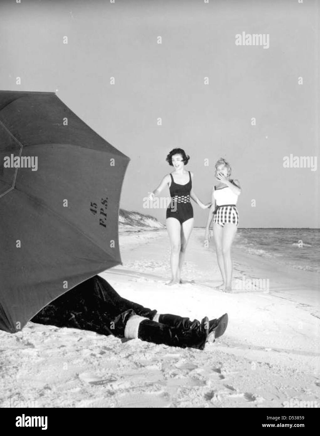 Christmas on the beach in Florida Panama City Beach, Florida Stock