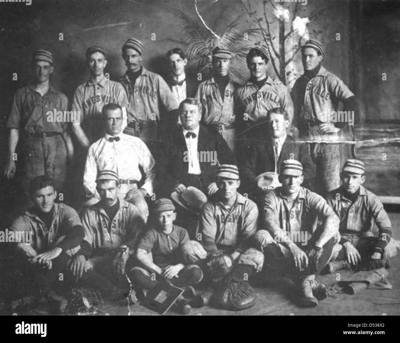 Oak Hall Baseball Team: Gainesville, Florida Stock Photo