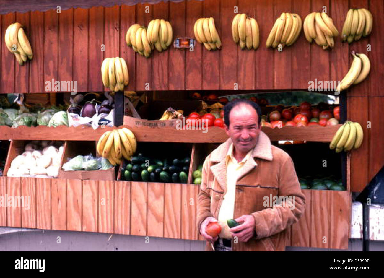 Fruit and vegetable stand in Little Havana Miami, Florida Stock Photo