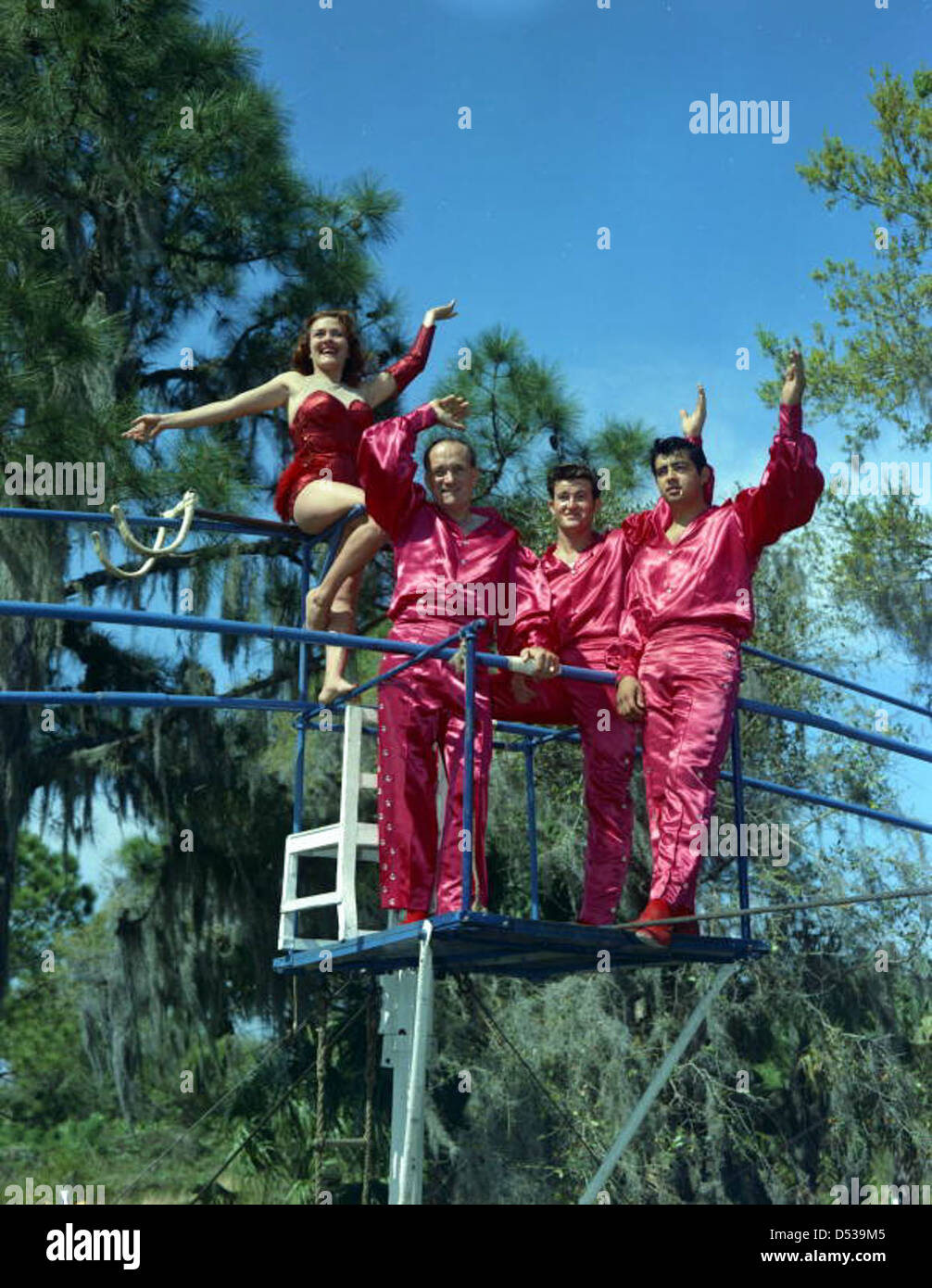 The Flying Wallendas: Sarasota, Florida Stock Photo