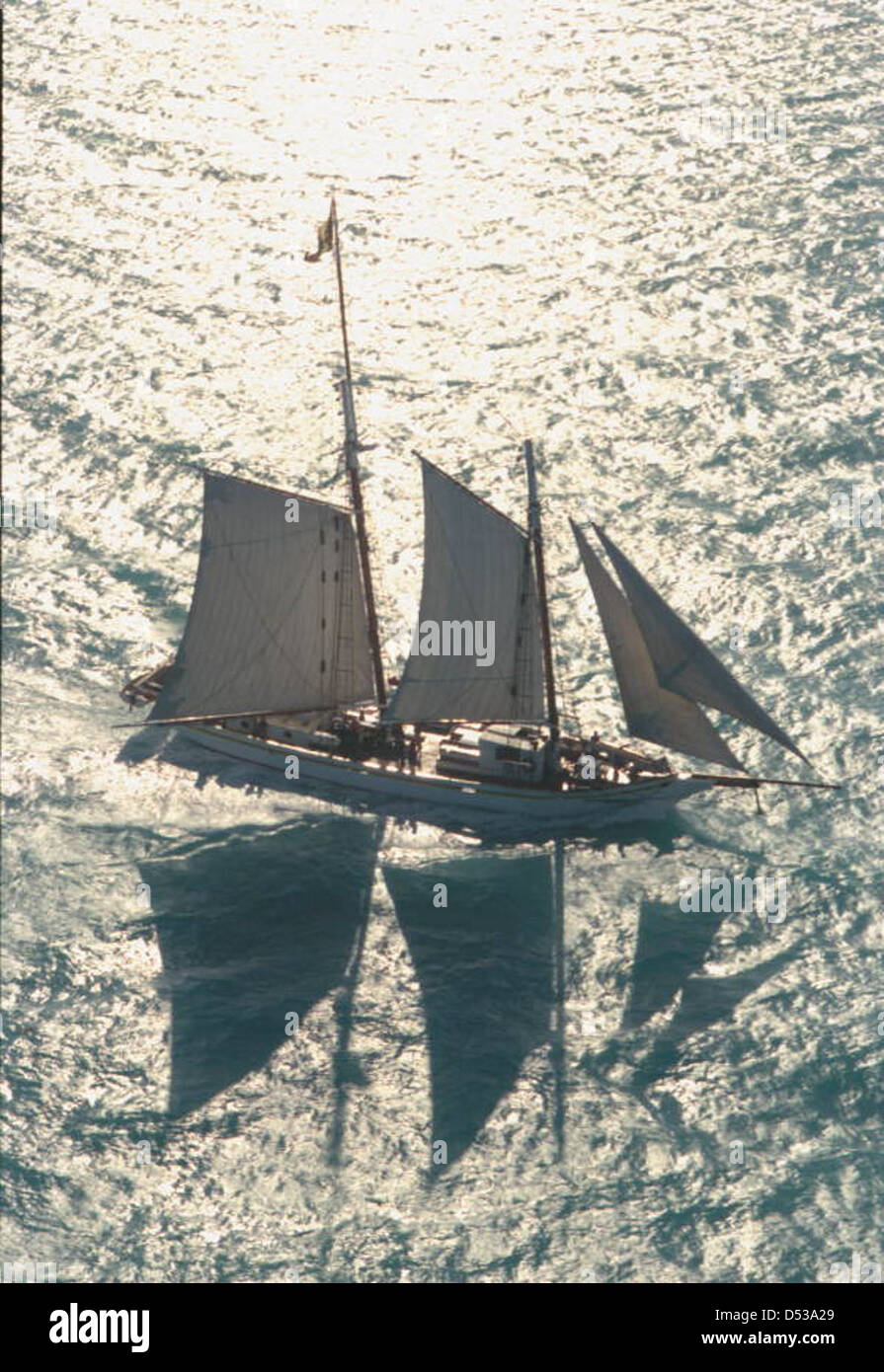 Florida Memory • View of ship's rigging on the main mast of the historic Western  Union schooner - Key West, Florida