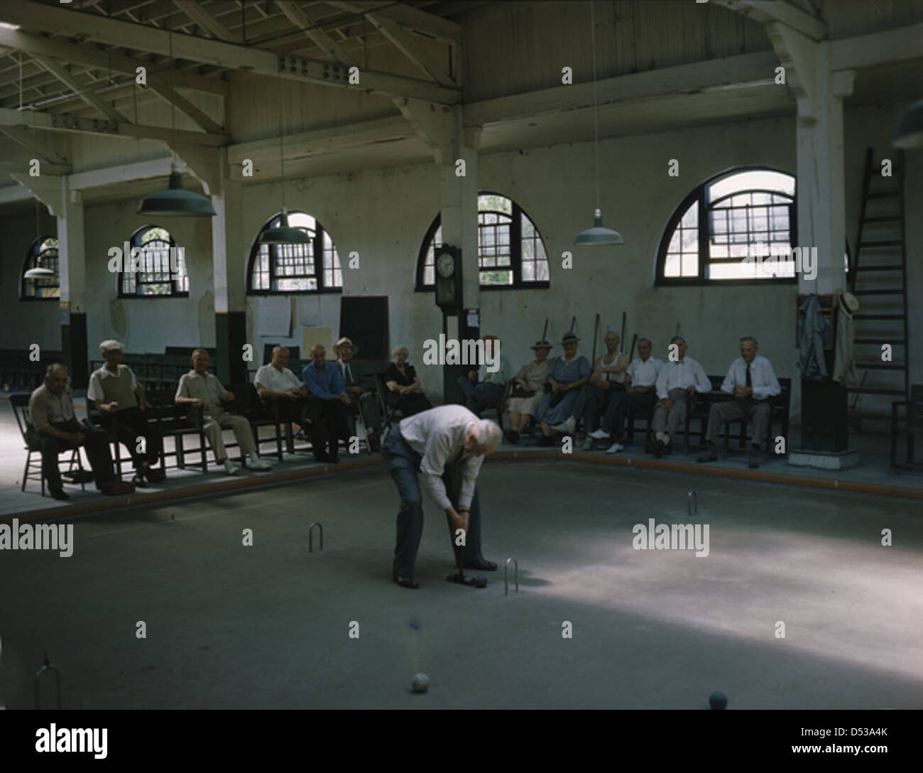 Indoor croquet Sarasota, Florida Stock Photo Alamy