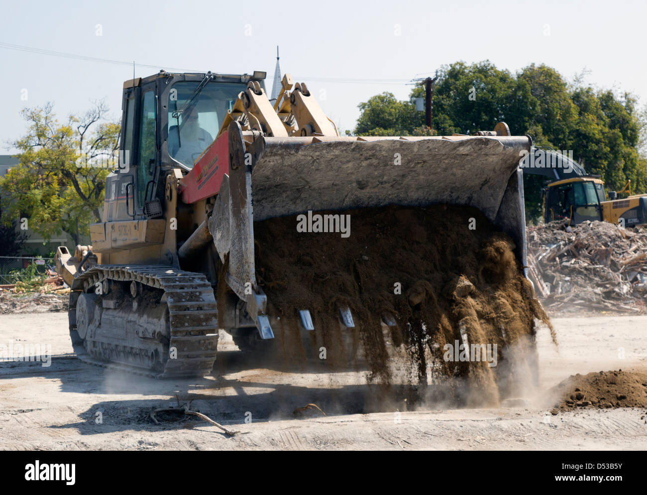 Demolition Debris Removal Stock Photo - Alamy