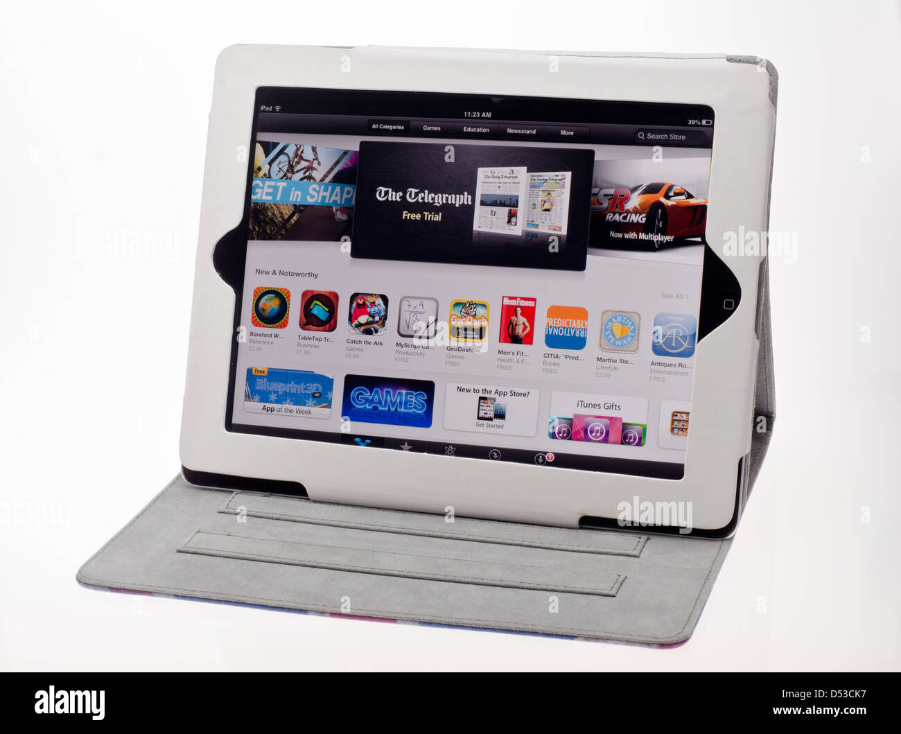 Apple Ipad showing The App Store Stock Photo - Alamy