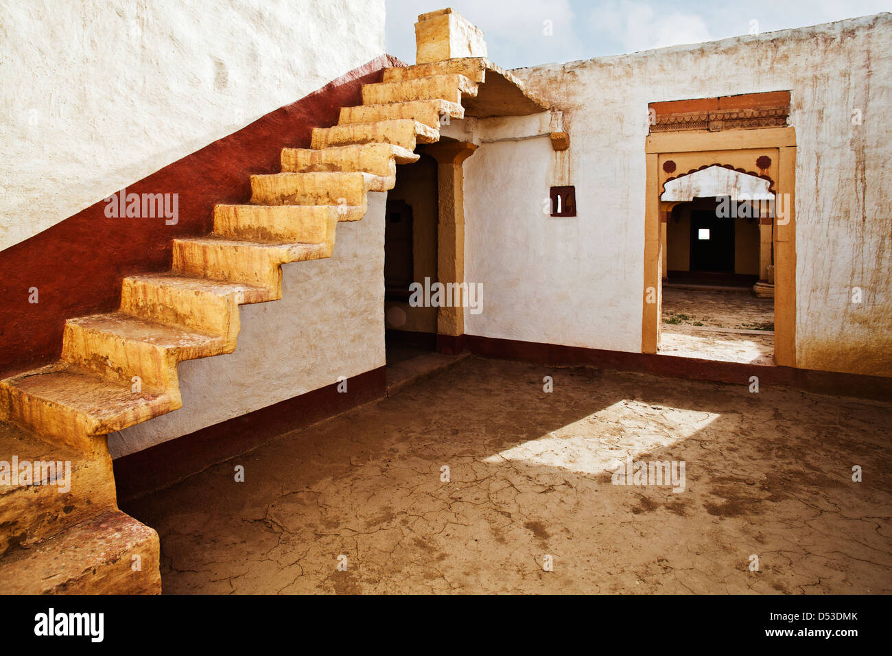 Traditional house at Kuldhara Village, Jaisalmer, Rajasthan, India