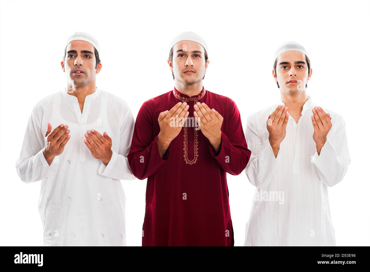 People praying namaz Cut Out Stock Images & Pictures - Alamy