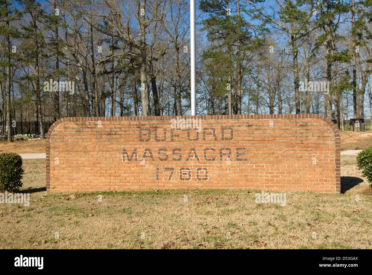 Buford massacre site sign hires stock photography and images Alamy
