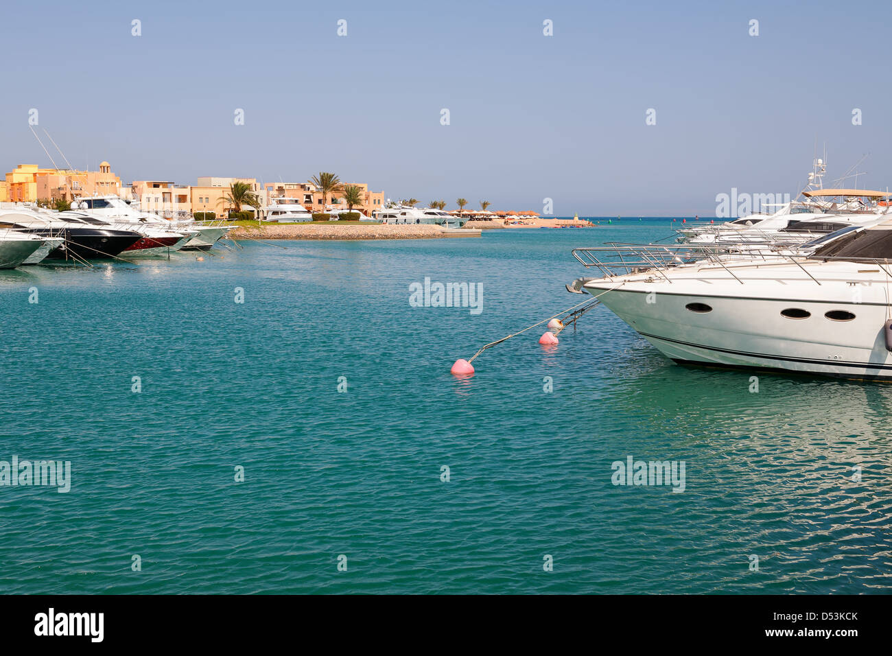 Abu Tig Marina. El Gouna,  Egypt Stock Photo