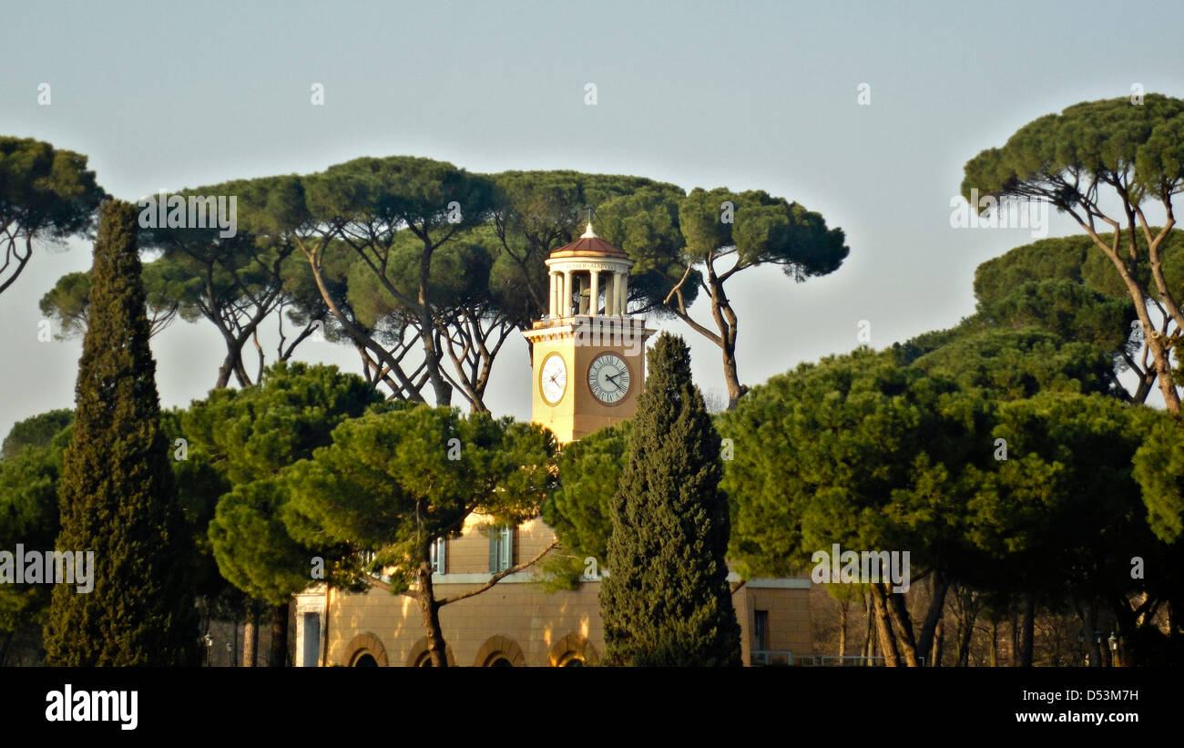 Casino dell'Orologio in Villa Borghese gardens, Rome, Italy, Europe Stock Photo
