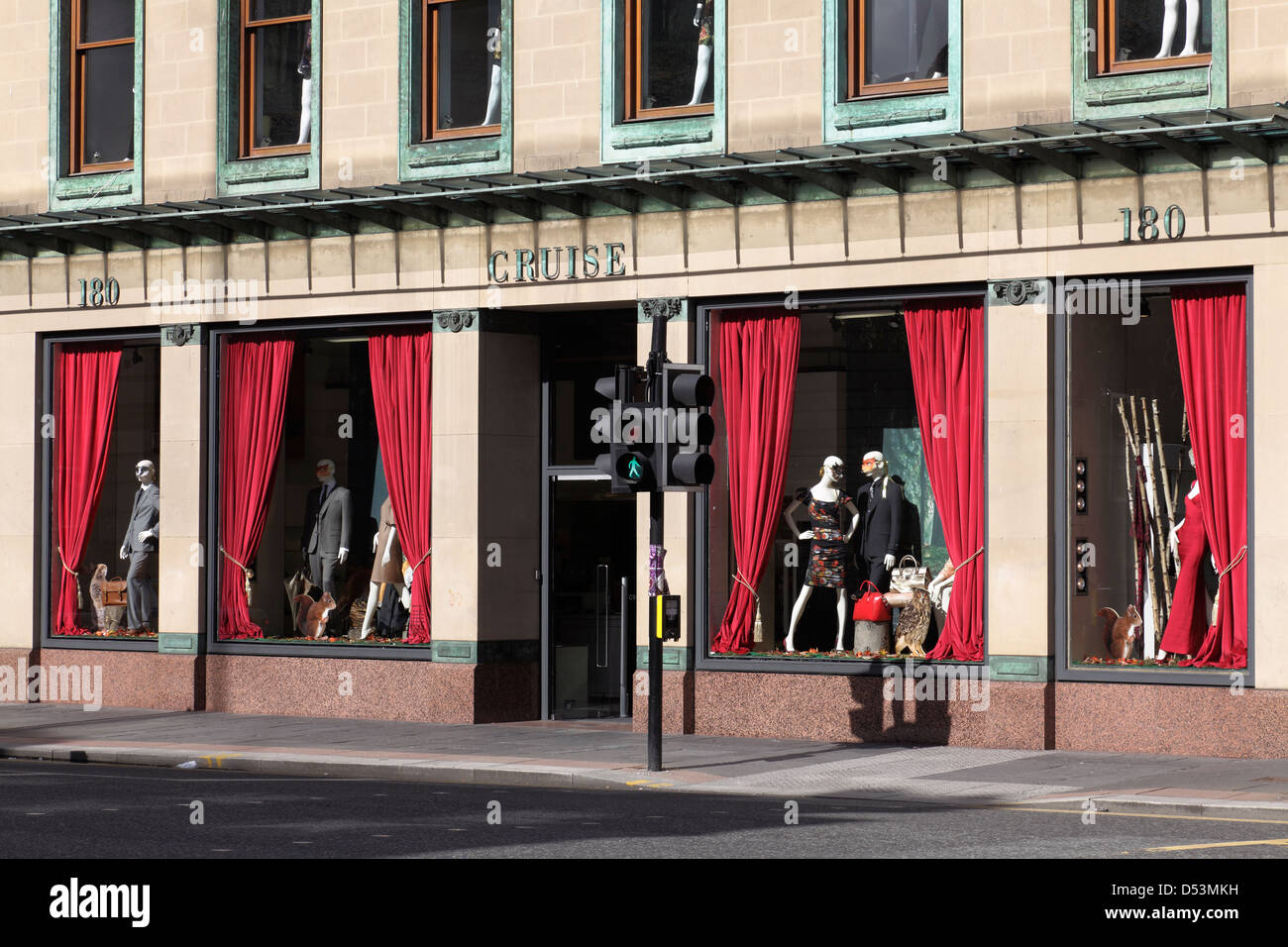 Cruise designer clothing store in Glasgow city centre, Scotland, UK