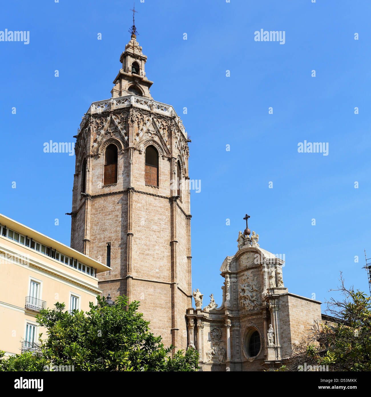 Cathedral of Valencia Stock Photo - Alamy