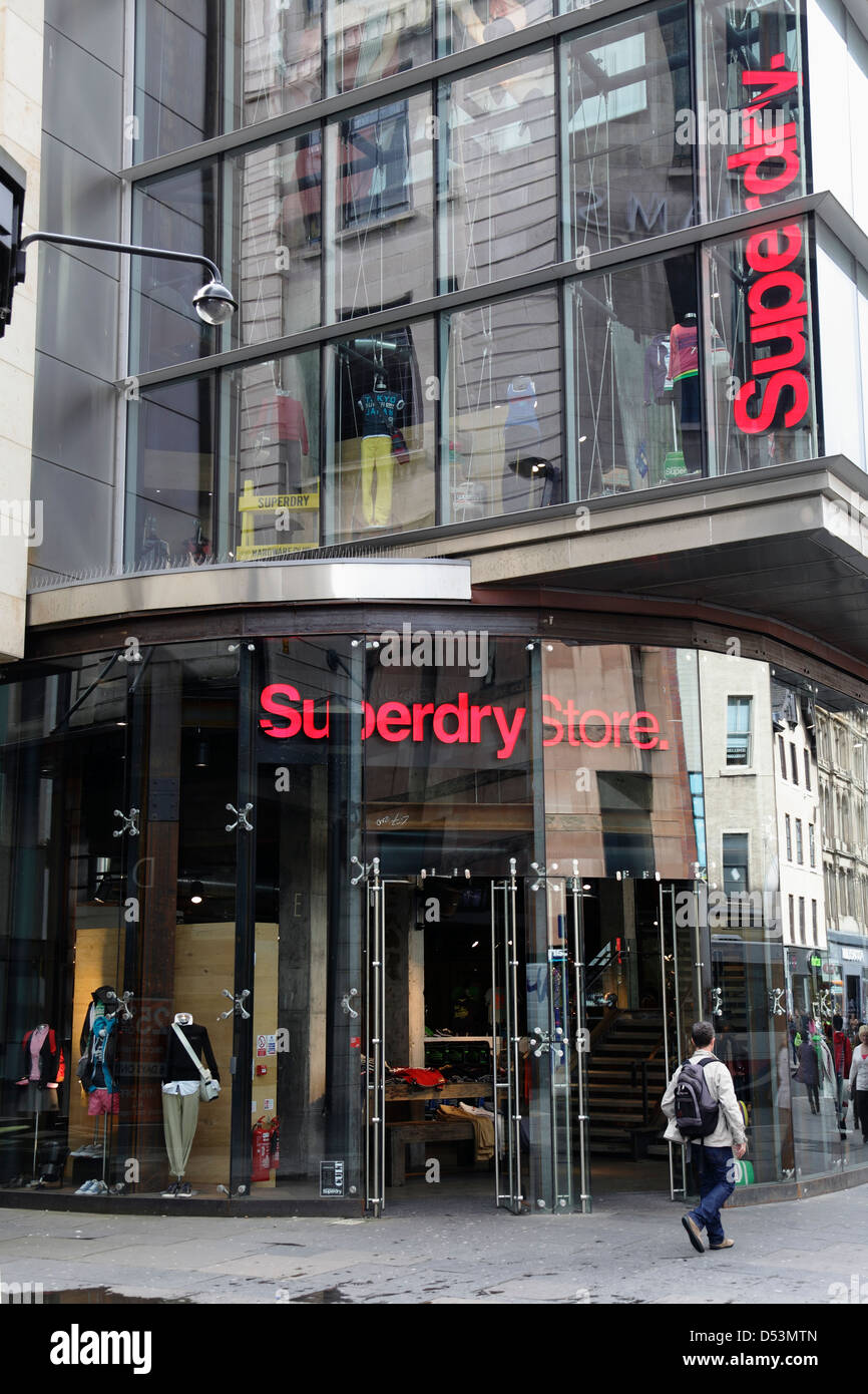 Superdry Store on Argyle Street in Glasgow city centre, Scotland, UK