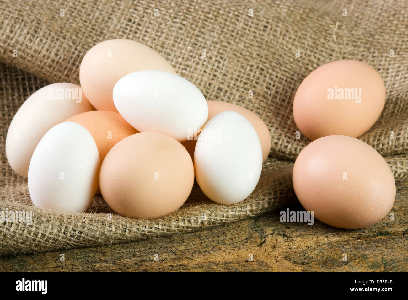 Fresh eggs from farm Stock Photo Alamy