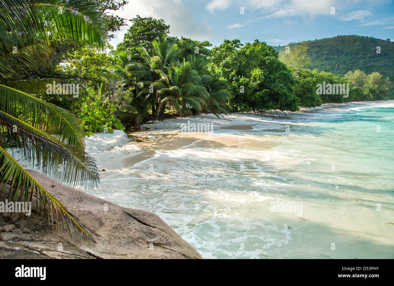 Anse Lazio beach, Praslin island, Seychelles Stock Photo