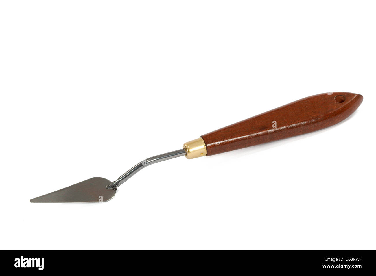 Palette knife, isolated on white background Stock Photo Alamy