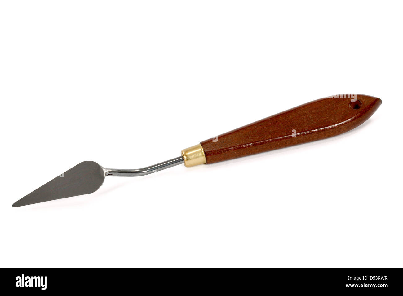 Palette knife, isolated on white background Stock Photo Alamy