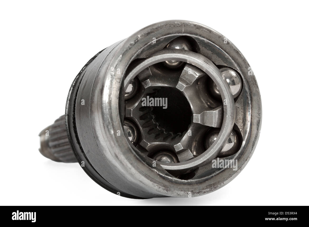 Constant velocity joints, bearing, isolated on a white background Stock