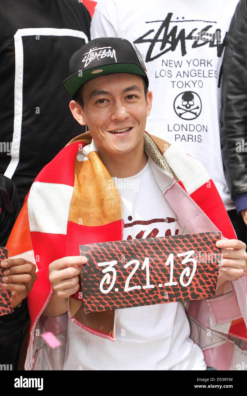 Edison Chen attended fashion brand activity in Taipei,Taiwan, China on