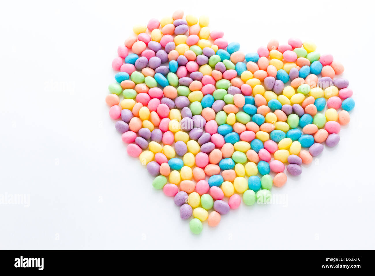 pastel color jelly beans for Easter Stock Photo Alamy