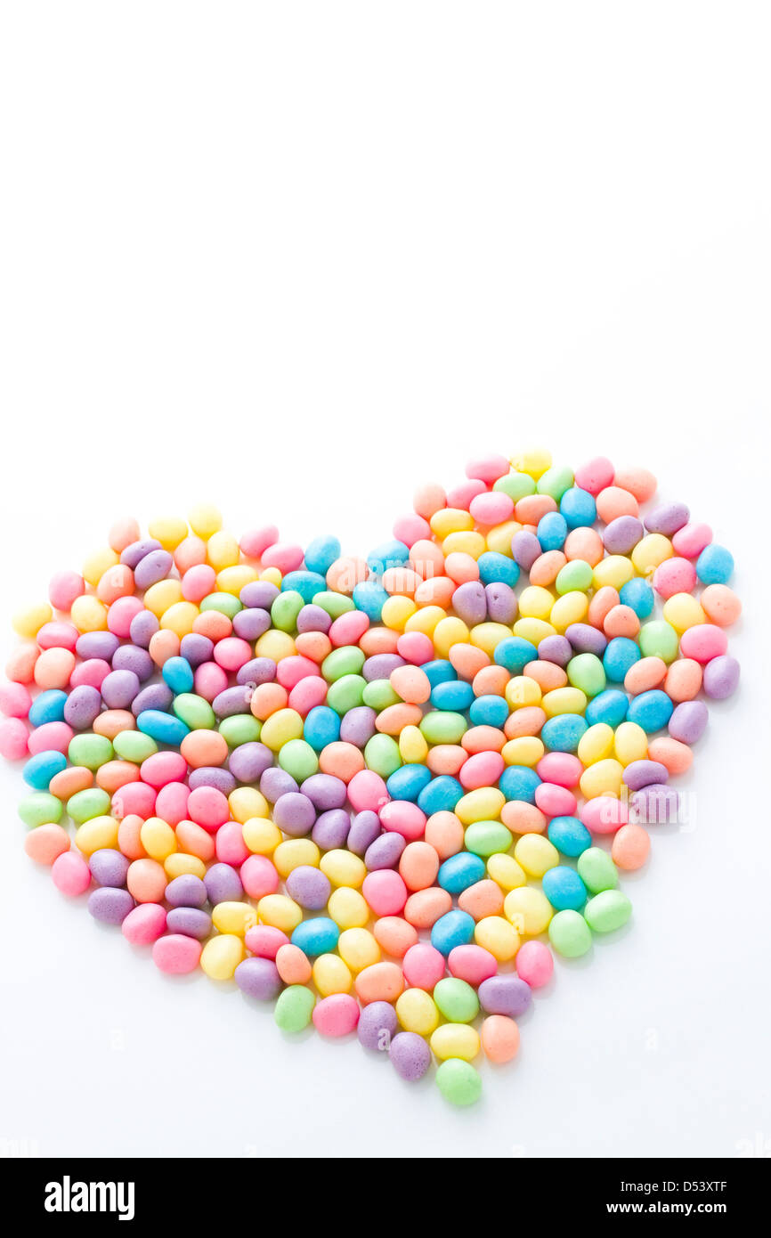pastel color jelly beans for Easter Stock Photo Alamy