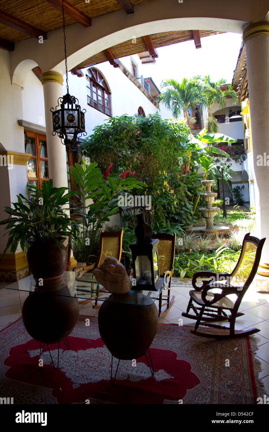 La Alhambra Hotel, Grenada, Nicaragua Stock Photo