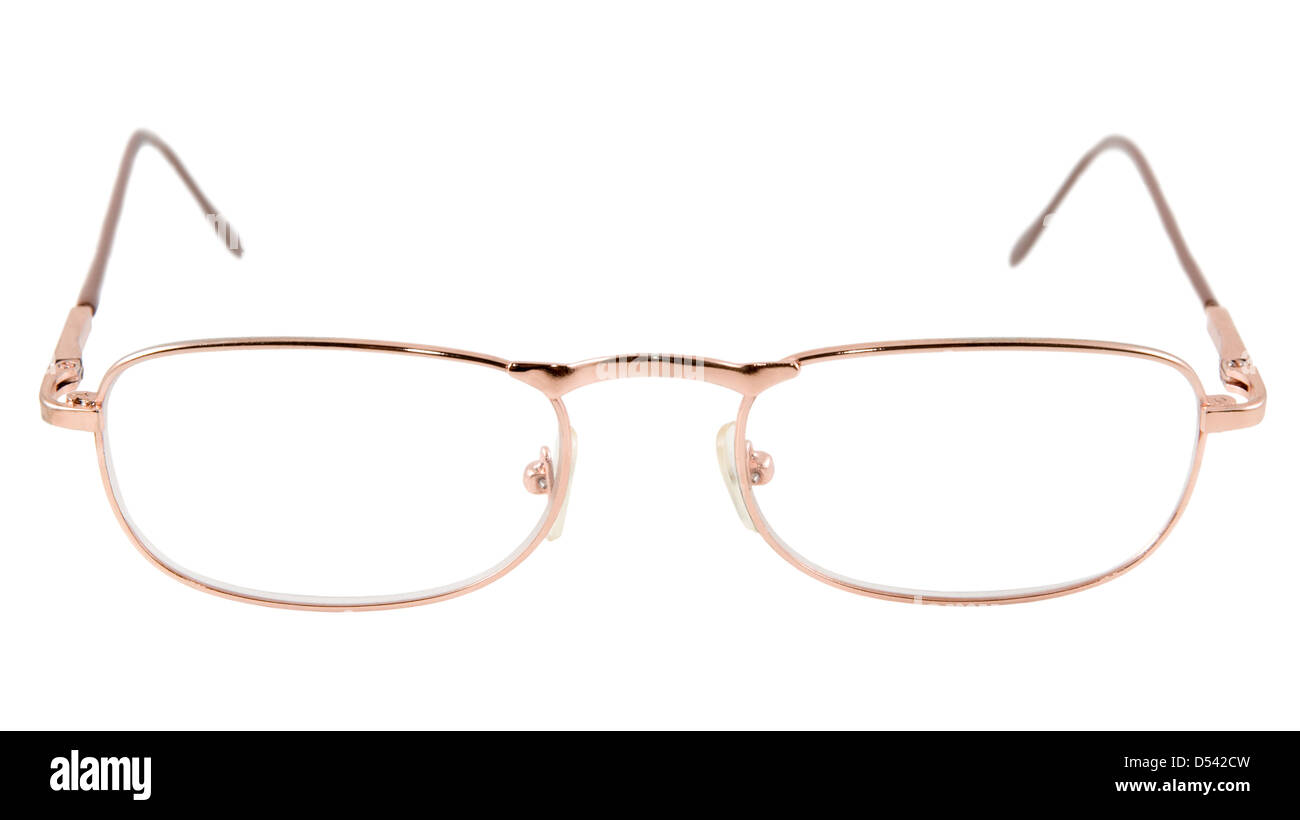 Eyeglasses photographed on a white background Stock Photo
