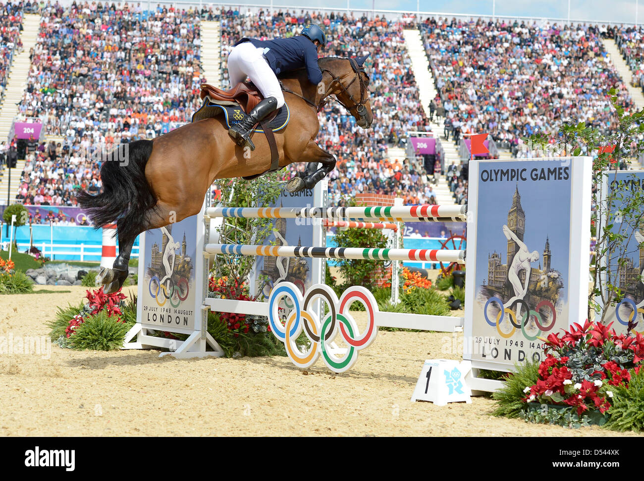 Olympics sweden 30th olympiad greenwich park arena team showjumping