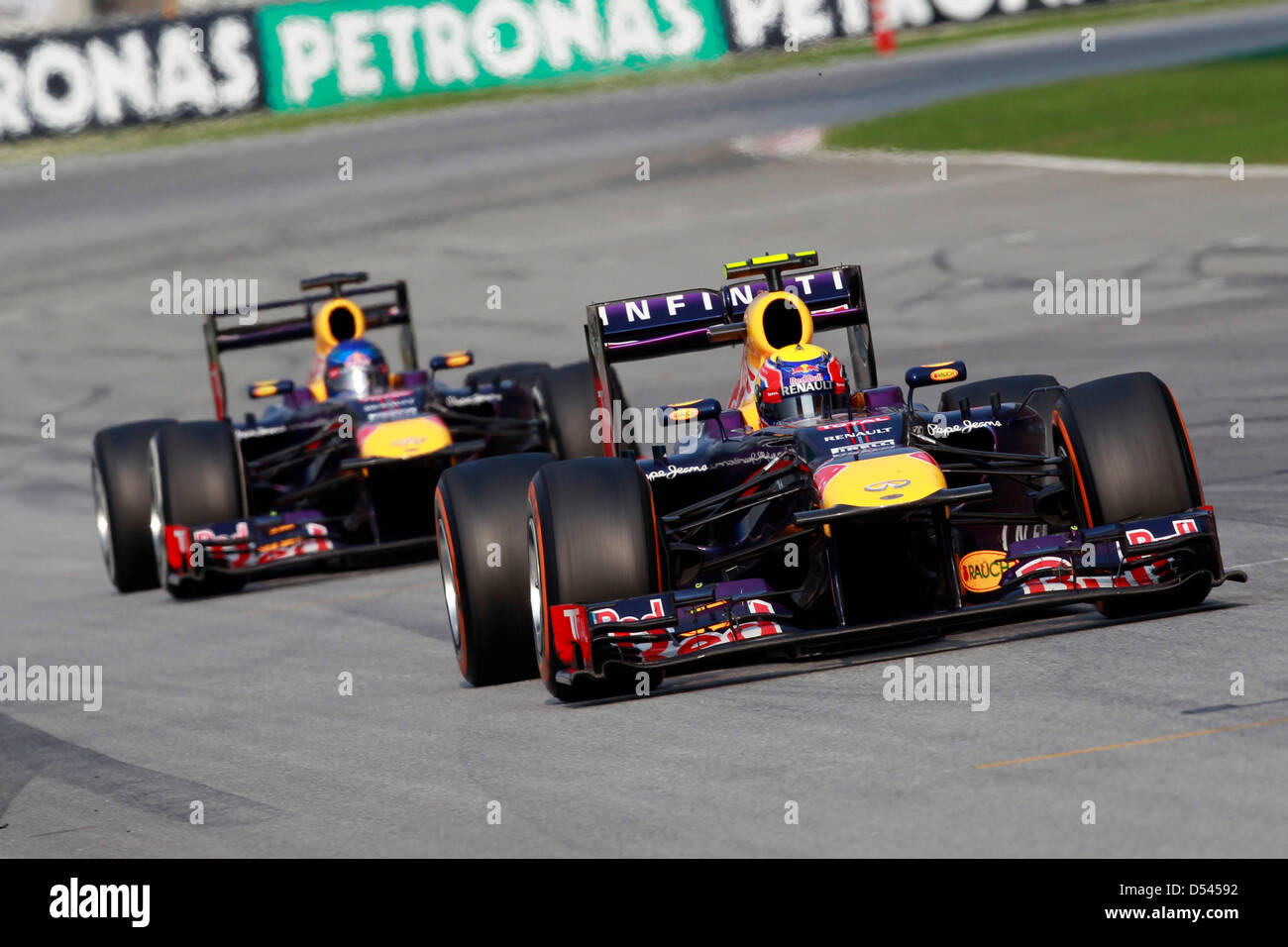 2013 malaysian grand prix webber hi-res stock photography and images