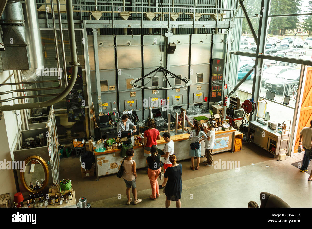 At little Creatures Brewery, Fremantle Stock Photo