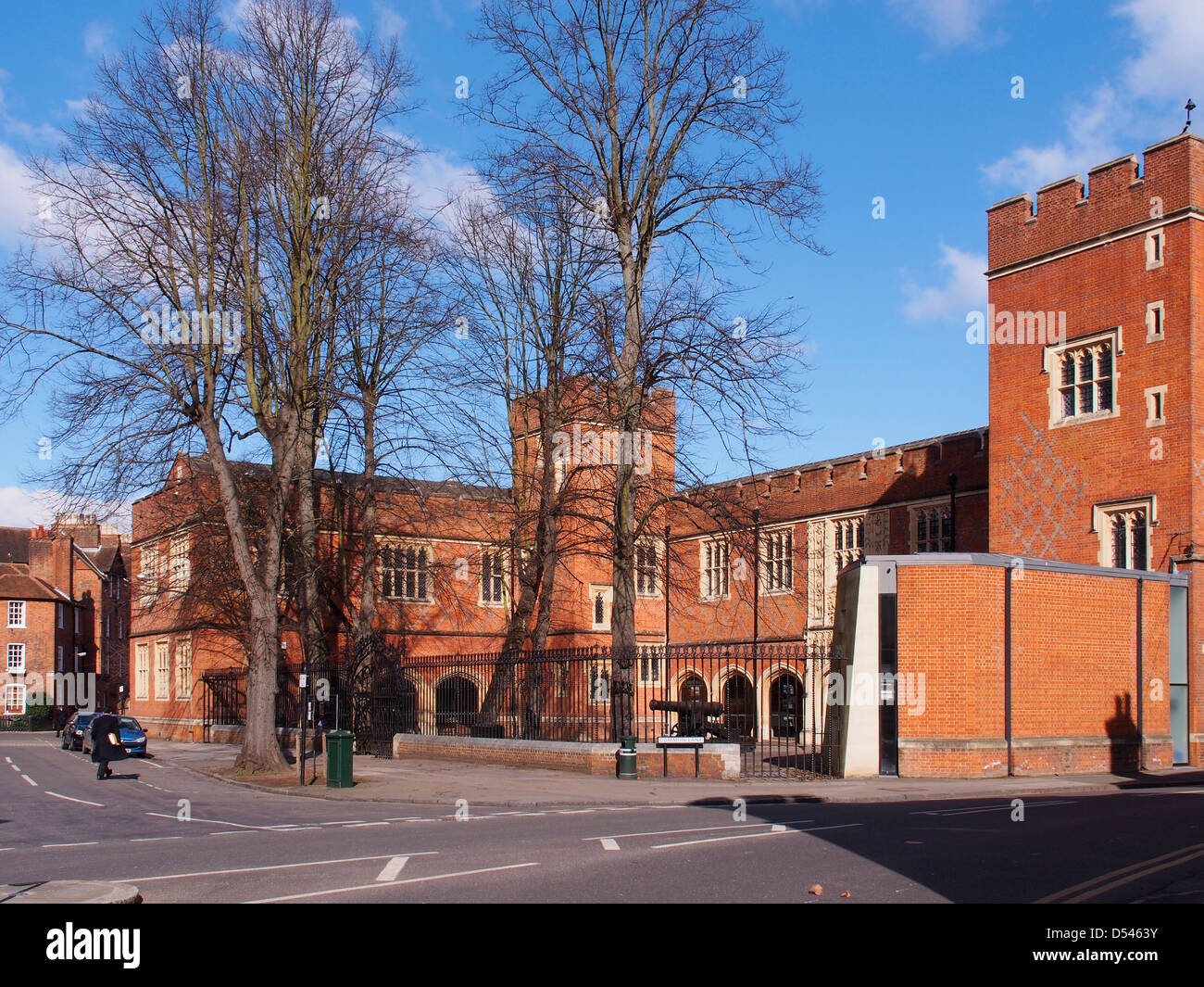Historical famous college buildings of Eton College Royal Berkshire Stock Photo
