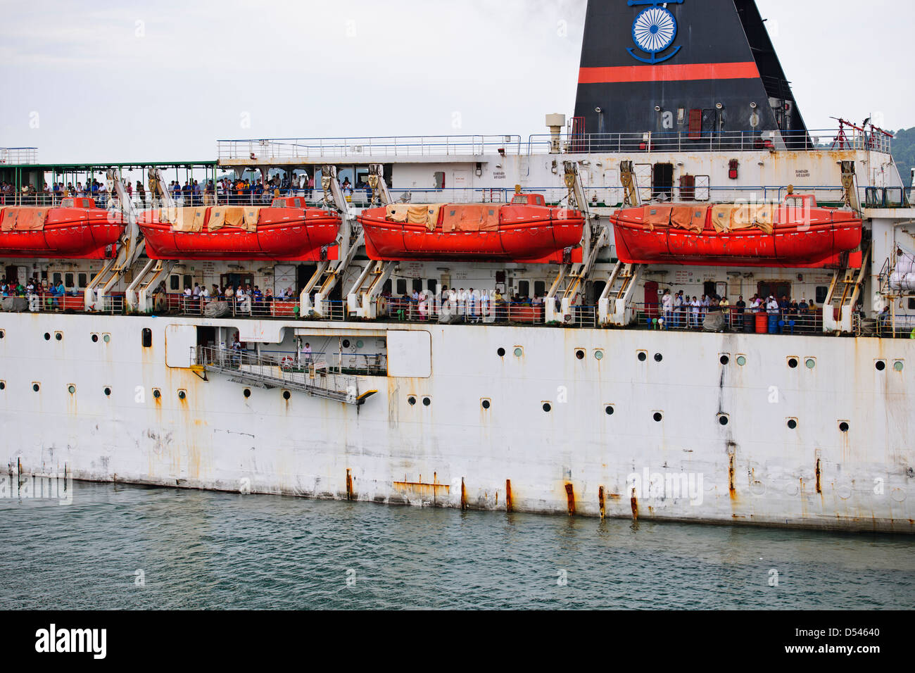 Tug Assisting the Nicobar Ferry From Mumbai,India calling at Port Blair