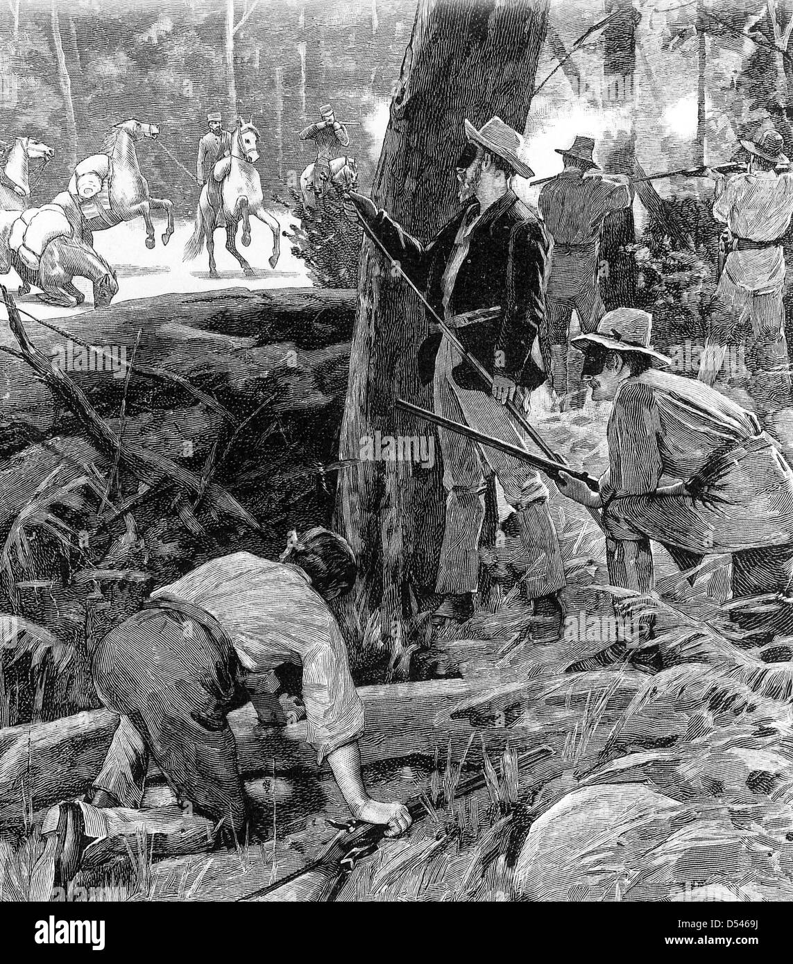 Australian bushrangers Black and White Stock Photos & Images - Alamy