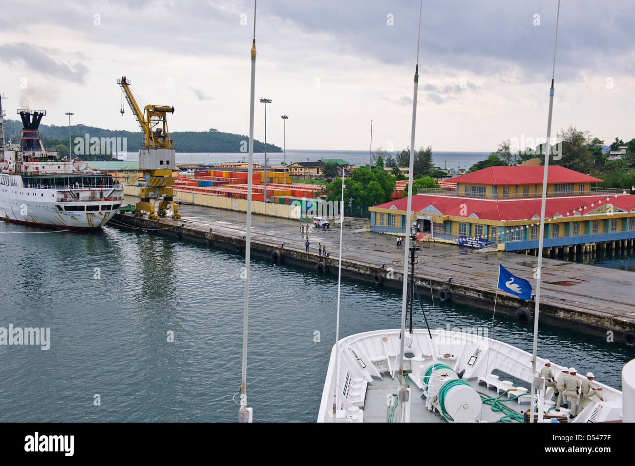 Cruise Ship,Port Blair, Andaman Islands, Former British Penal Colony