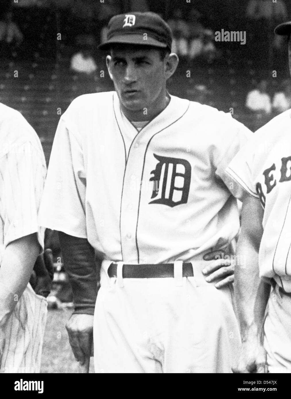 Vintage photo of baseball star Charlie Gehringer Stock Photo - Alamy