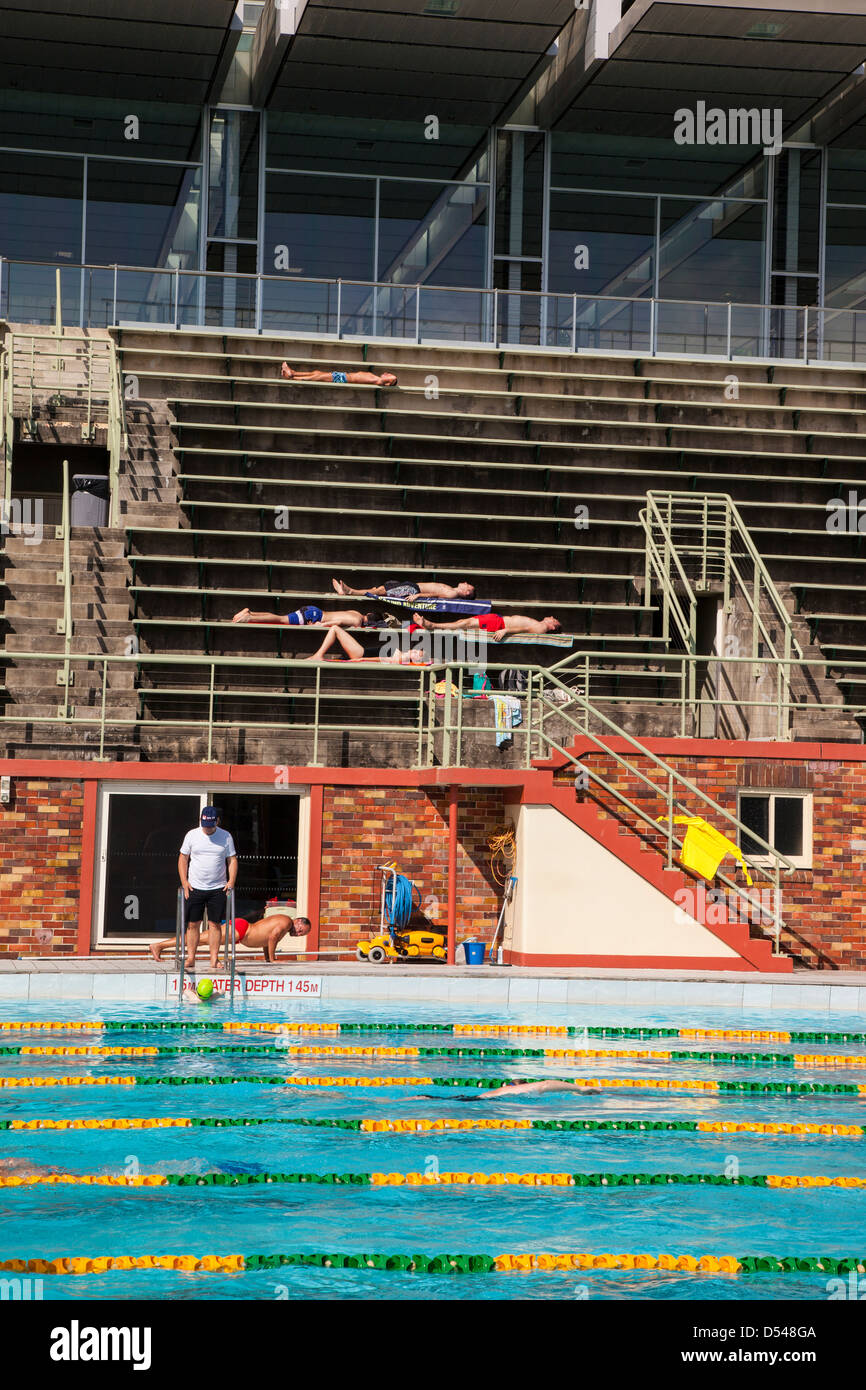 North Sydney Olympic swimming pool, NSW, Australia Stock Photo