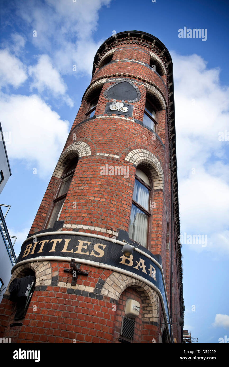 Belfast Northern Ireland Bittles Bar Travel Tourism Bar Restaurant Entertainment Night Life Stock Photo