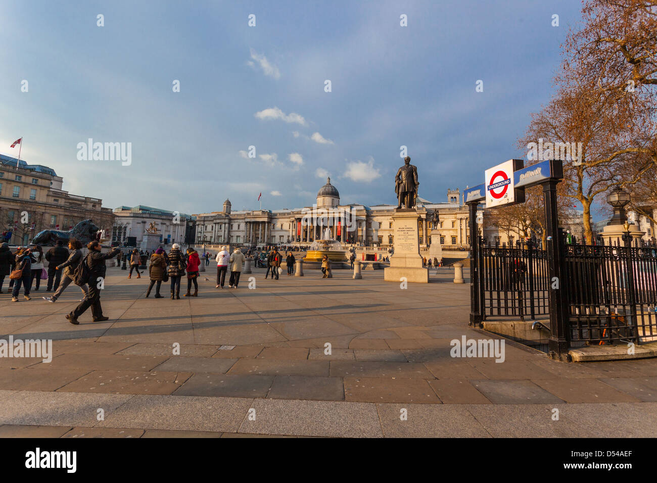 Trafalgar Square, London, England, UK Stock Photo Alamy