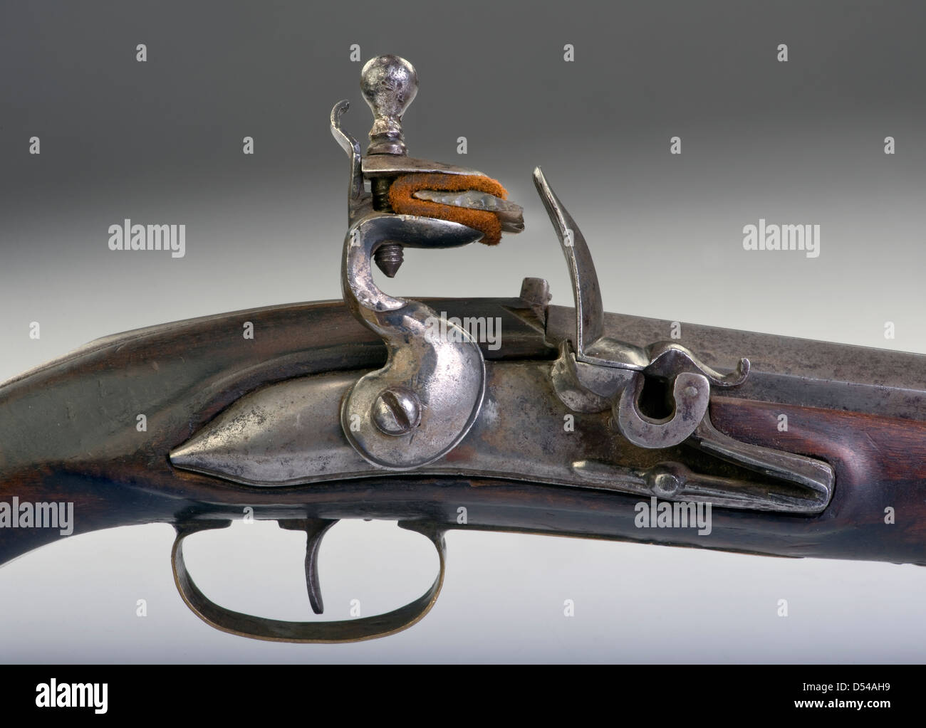 French flintlock pistol made around 1790 Stock Photo Alamy