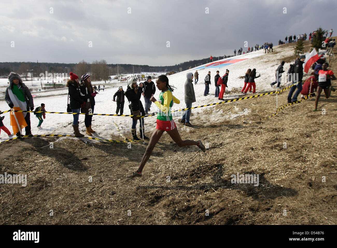 Bydgoszcz, Poland 24th, March 2013 IAAF World Cross Country Chamiponships. Senior Race Woman. Stock Photo