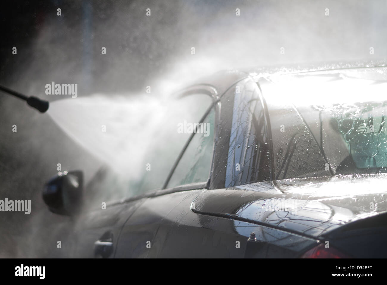 Berlin, Germany, in a car wash Stock Photo Alamy