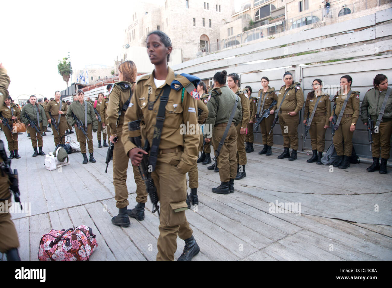 Zahal uniform, Jerusalem, Israel, Middle East Stock Photo