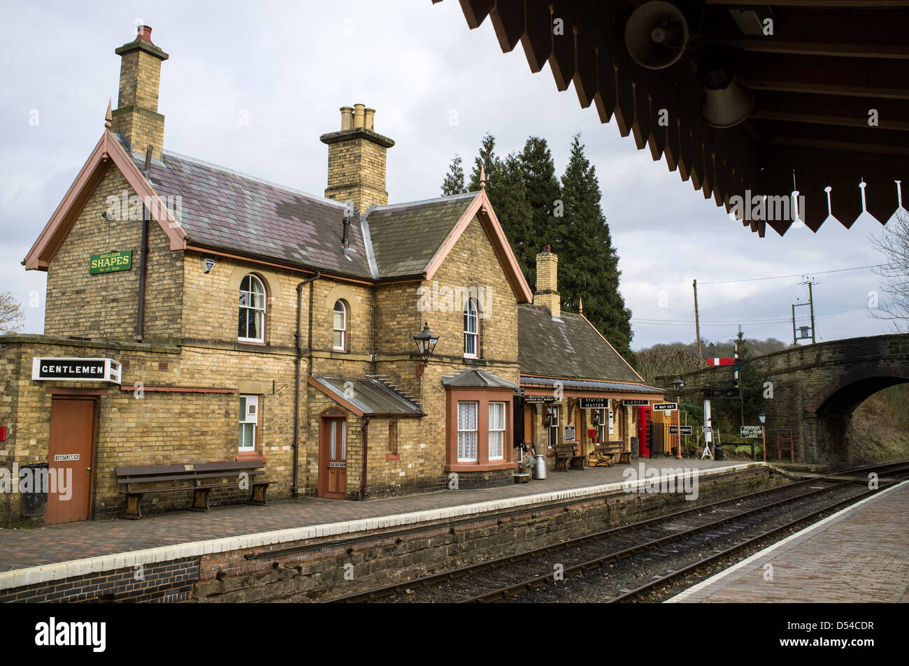 Arley Station on the Severn Valley Railway, Upper Arley, Worcestershire ...