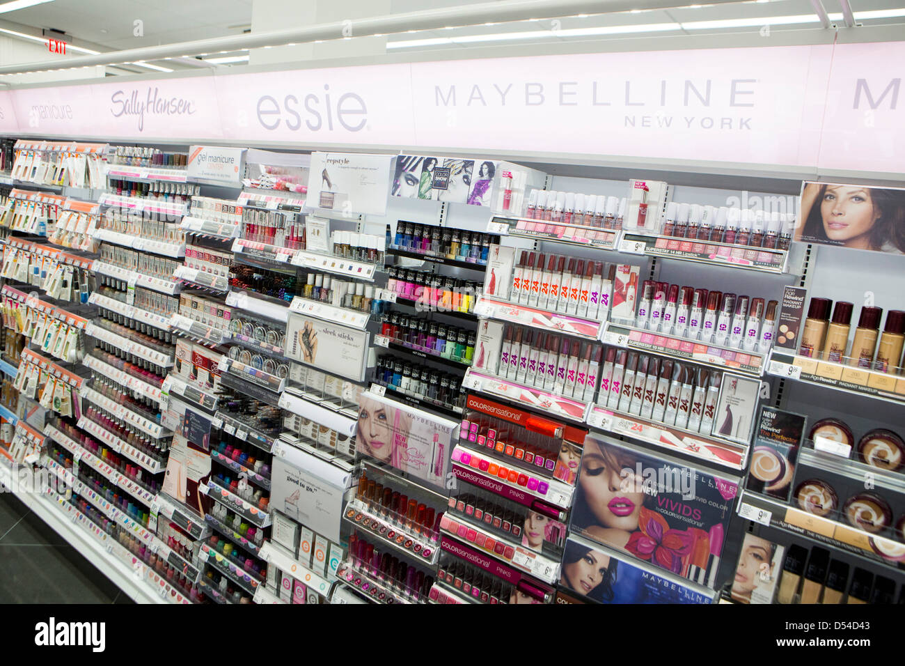 Maybelline cosmetics on display at a Walgreens Flagship store in downtown  Washington, DC Stock Photo - Alamy