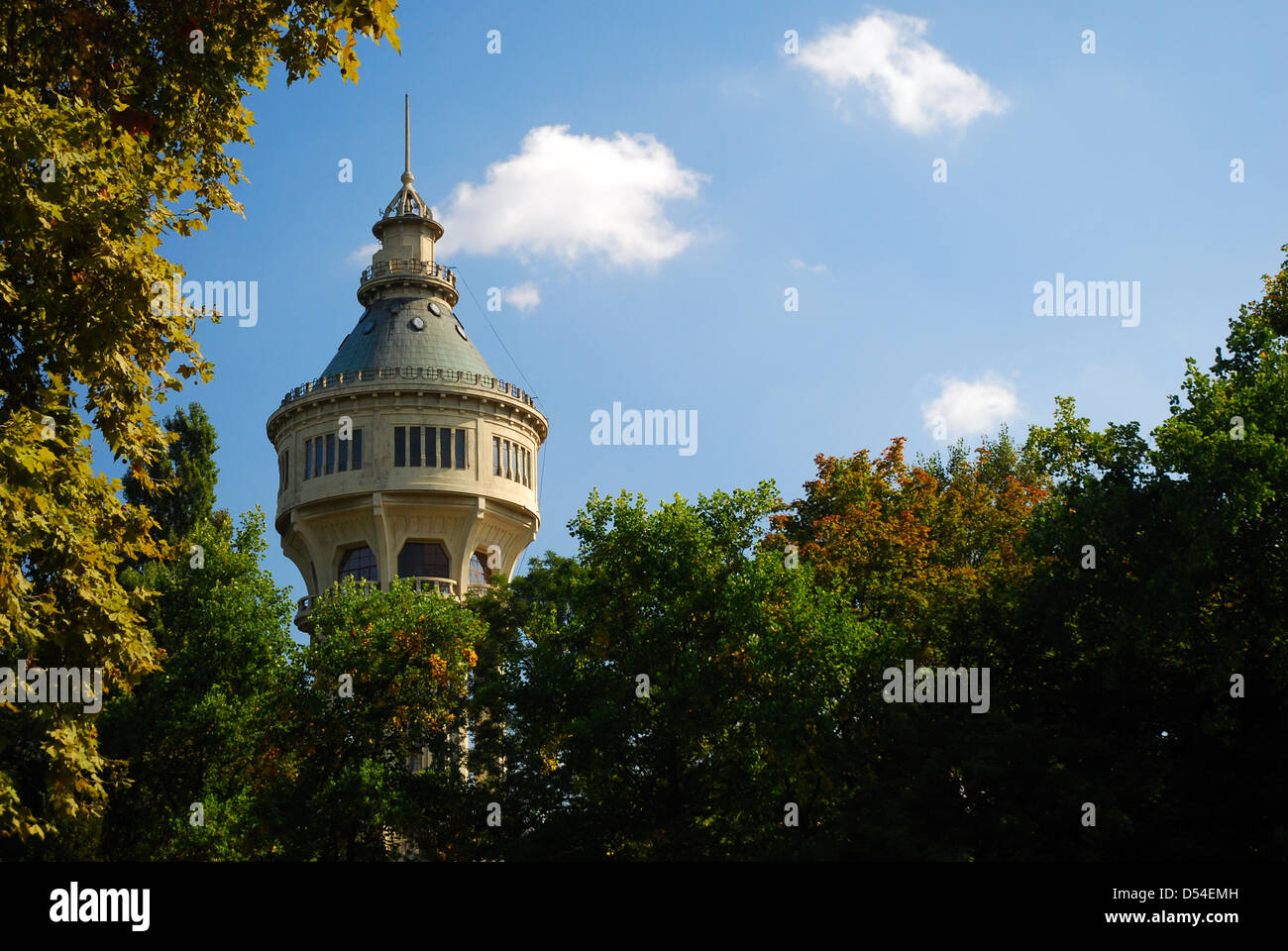Old water tower on Margaret Island, Budapest Stock Photo Alamy