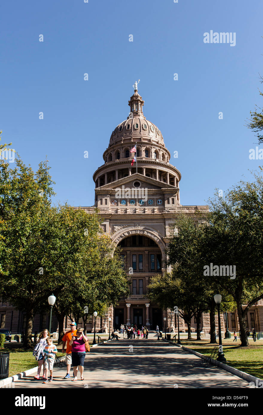 Capitol building park drive Austin Texas United States Stock Photo