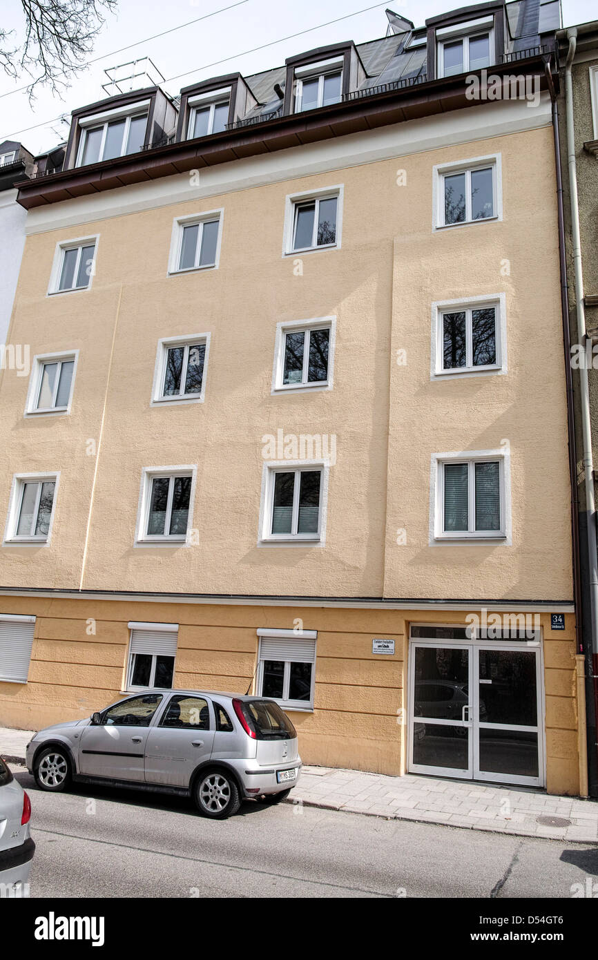 Adolf Hitler's first residence in Munich (19131914 Stock Photo Alamy