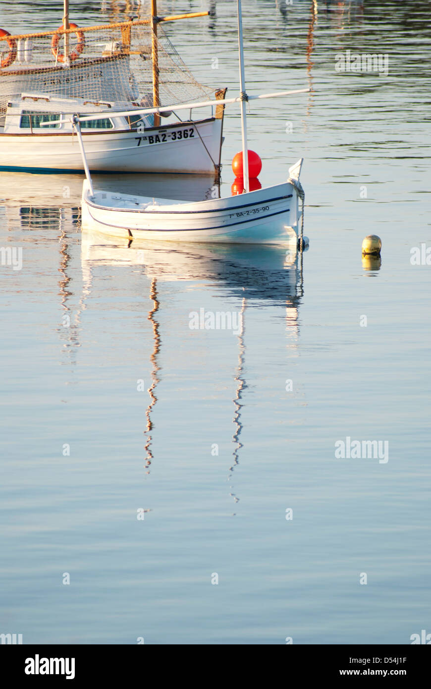 Boats Cadaques Barcelona Spain, Dali Stock Photo