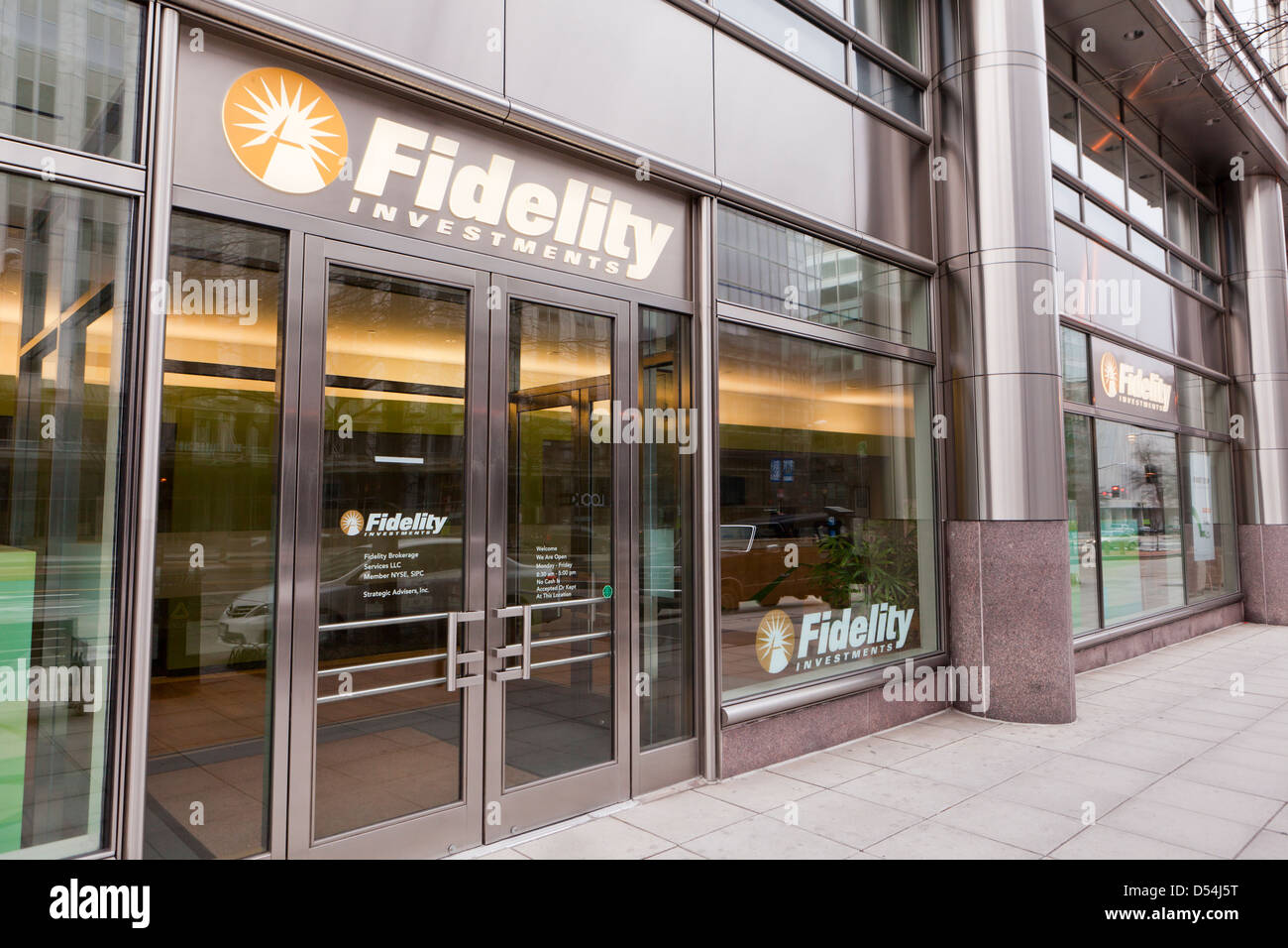 Fidelity Investments office - Washington, DC USA Stock Photo