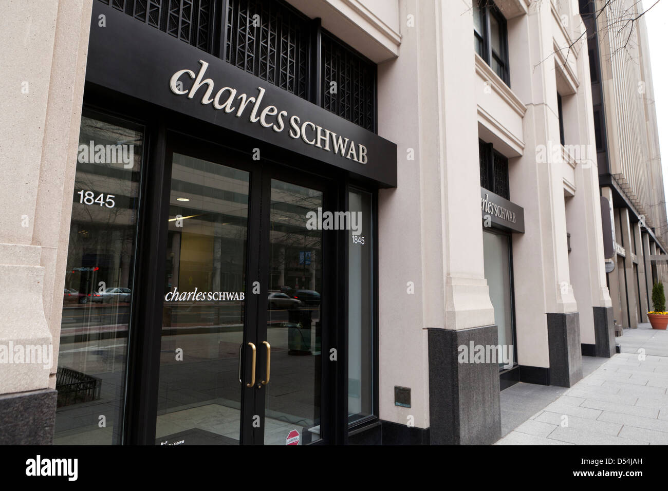 Charles Schwab building - Washington, DC USA Stock Photo