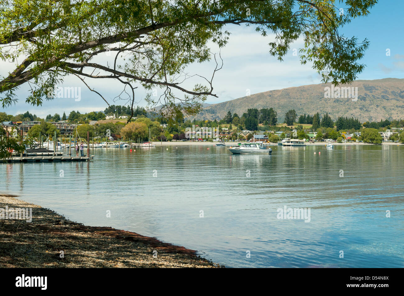 Lake Wanaka, Otago, New Zealand Stock Photo
